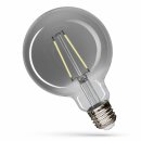 Spectrum LED Filament Leuchtmittel Globe G95 4,5W = 29W E27 klar Rauchglas 310lm Neutralweiß 4000K 270°