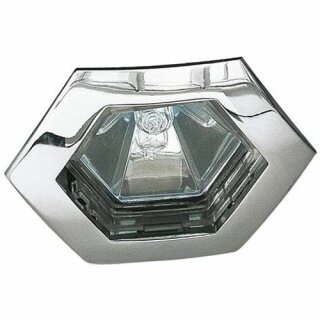 Paulmann Einabuleuchte Hexagon starr Chrom IP44 max. 35W GU5,3 Hexa ohne Leuchtmittel