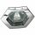 Paulmann Einabuleuchte Hexagon starr Chrom IP44 max. 35W GU5,3 Hexa ohne Leuchtmittel