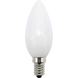 LightMe LED Leuchtmittel Kerze C35 2W = 14W E14 opal matt 125lm warmweiß 2700K 360°