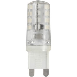 LightMe LED Leuchtmittel Stiftsockel 2W = 18W G9 klar 170lm warmweiß 3000K 260°