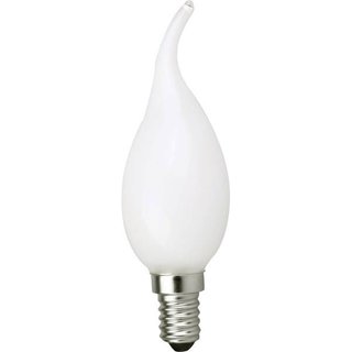 LightMe LED Leuchtmittel Windstoß Kerze 1,8W = 14W E14 opal matt 125lm warmweiß 3000K 360°