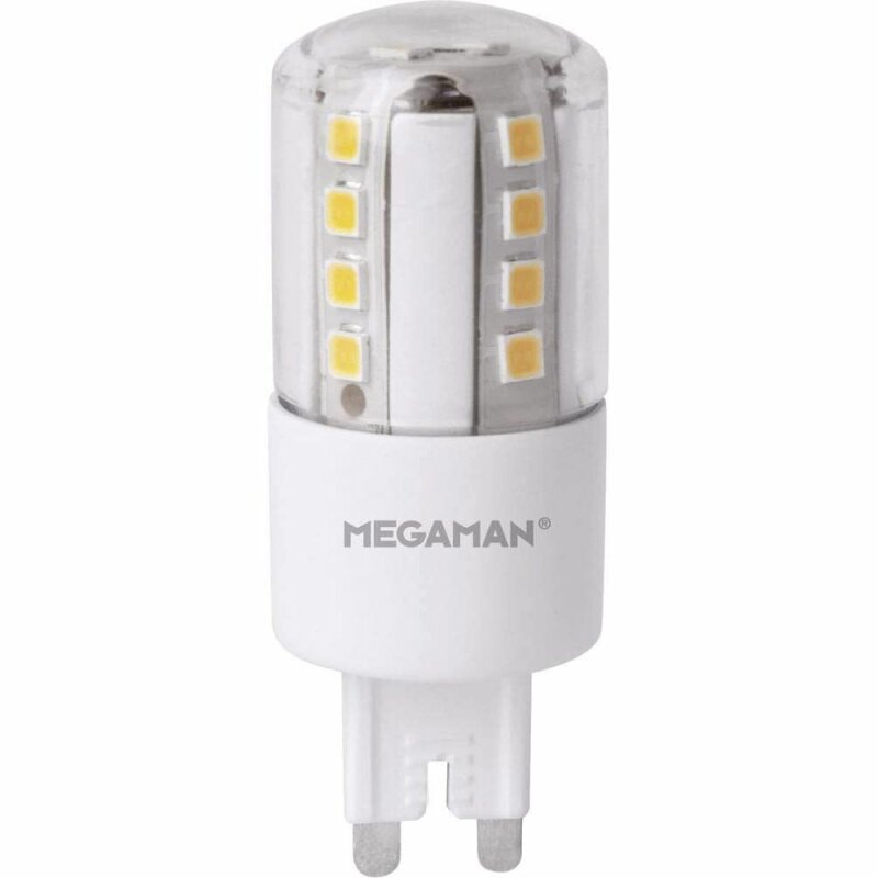 Megaman LED Leuchtmittel Stiftsockel 4,5W = 47W G9 klar 600lm warmwei