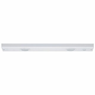 OBI Halogen Unterbauleuchte Flatline Weiß 54cm IP20 2 x 20W G4 260lm warmweiß 2800K mit Schalter