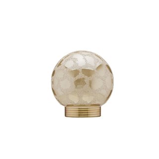 Paulmann Deco Glas Globe G60 Krokoeis Gold max 10W