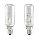 2 x Sylvania Glühlampe Röhrenform 40W E14 klar 420lm warmweiß 2500K dimmbar