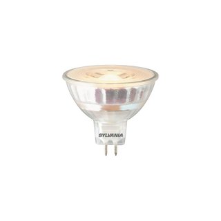 Sylvania LED Leuchtmittel Glas Reflektor MR16 5,5W = 35W GU5,3 345lm Neutralweiß 4000K 36°