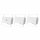 3 x Müller-Licht LED Treppenlicht Nachtlicht Riva IP20 0,6W 10lm warmweiß Sensor Bewegungsmelder inkl. 3xAA Batterie