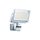 Steinel LED Außenstrahler Fluter XLED Home 1 Silber IP44 14,8W 1020lm Neutralweiß 4000K Sensor