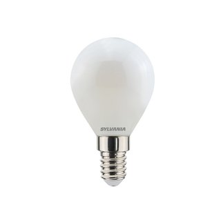 Sylvania LED Filament Leuchtmittel ToLEDo Tropfen 4,5W = 40W E14 opal matt 470lm warmweiß 2700K