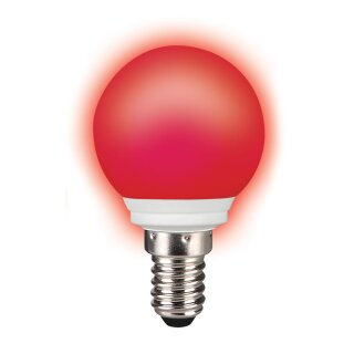 Sylvania LED Leuchtmittel ToLEDo Tropfen Ball IP44 0,5W E14 70lm Rot
