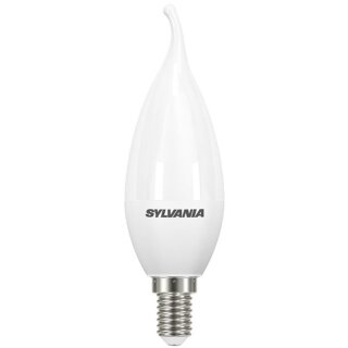 Sylvania LED Leuchtmittel Windstoß Kerze ToLEDo 3,4W E14 matt 250lm warmweiß 2700K