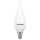 Sylvania LED Leuchtmittel Windstoß Kerze ToLEDo 3,4W E14 matt 250lm warmweiß 2700K