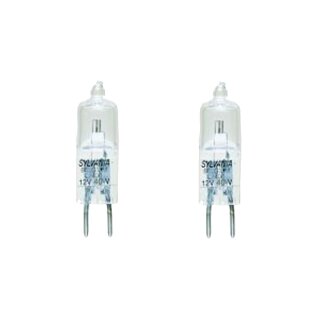 2 x Sylvania Halogen Leuchtmittel Stiftsockel 40W GY6,35 klar 900lm warmweiß 2900K