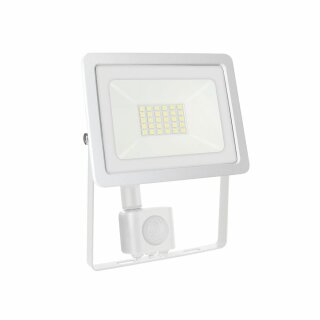 Spectrum LED Fluter Noctis Lux Weiß IP44 20W 1800lm Tageslichtweiß 6000K mit Bewegungsmelder