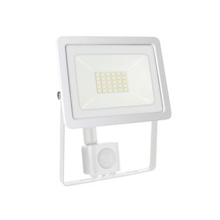 Spectrum LED Fluter Noctis Lux Weiß IP44 20W 1700lm Warmweiß 3000K mit Bewegungsmelder