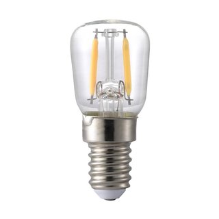 Nordlux LED Filament Leuchtmittel Birnenlampe T25 Röhre 1,2W E14 klar 100lm extra warmweiß 2200K 360°