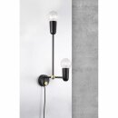 Nordlux Wandleuchte Manhattan Schwarz IP20 max. 40W E27...