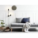 Nordlux Wandleuchte Manhattan Schwarz IP20 max. 40W E27 ohne Leuchtmittel mit Schalter