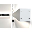 Nordlux LED Wandleuchte Spiegelleuchte 60cm Chrom IP44 7W + 9W 1100lm warmweiß 3000K 120°