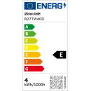 LED Filament Leuchtmittel Kerze gedreht 4W = 40W E14 klar warmweiß 2700K DIMMBAR