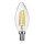 LED Filament Leuchtmittel Kerze gedreht 4W = 40W E14 klar warmweiß 2700K DIMMBAR