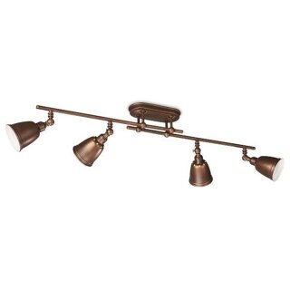 Philips Deckenleuchte MyLiving Petrol 4-flammig Kupfer IP20 max. 4 x 7W E14 ohne Leuchtmittel