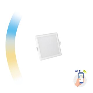 Spectrum LED Einbauleuchte Algine Smart Home eckig 6W weiß 520lm warmweiß-Kaltweiß 2700K-6500K dimmbar