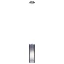 Eglo Pendelleuchte Hängeleuchte Pinto Nero nickel matt Rauchglas opal matt 1-flammig max 1 x 60W E27