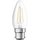 Osram LED Filament Leuchtmittel Parathom Kerze 2,8W = 25W B22d klar 250lm warmweiß 2700K
