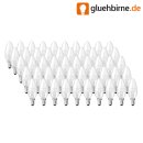 50 x Glühbirne Kerze 25W E14 klar Glühlampe 25...