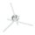 Smartwares LED Deckenleuchte Draco Silber 18,5W 1100lm warmweiß 3000K verstellbar
