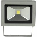 Smartwares LED Fluter Flutlicht SMD Grau IP65 10W 750lm Neutralweiß 5000K 230V 110°