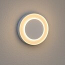 Smartwares LED Wandleuchte Außenleuchte Circular Weiß rund Ø20cm IP54 13W 700lm warmweiß 3000K