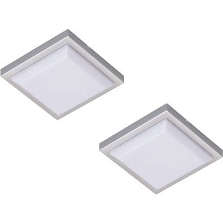 2 x Smartwares LED Unterbauleuchte Schranklicht eckig 2,2W 110lm warmweiß flach