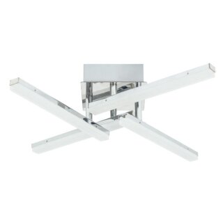 Smartwares LED Deckenleuchte Draco Silber 10,1W 670lm warmweiß 2800K verstellbar