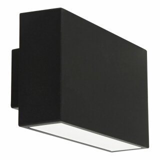 Ranex LED Wandleuchte Außenleuchte Up&Down Schwarz IP44 5,5W 340lm warmweiß 3000K
