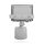 XQ-Lite LED Fluter Strahler Silber IP44 10W 750lm Tageslichtweiß 5000K mit Bewegungssensor