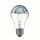 Bellight Glühbirne Birnenform A60 100W E27 Kopfspiegel Silber Glühlampe 100 Watt Glühbirnen dimmbar
