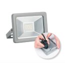 Smartwares LED SMD Fluter Strahler Silber IP65 20W 1600lm Neutralweiß 4000K 100°