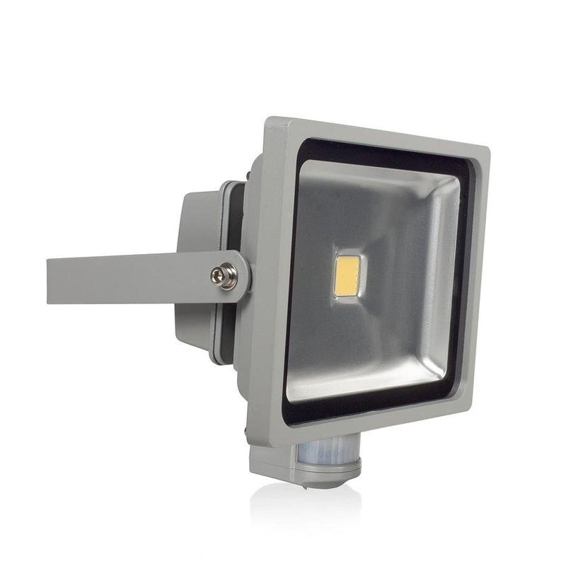 Fluter Smartwares Grau IP44 LED Tageslichtweiß 64 Strahler 30W 2350lm