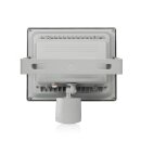 Smartwares LED Fluter Strahler Grau IP44 30W 2350lm Tageslichtweiß 6400K 110° mit Bewegungsmelder