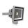 Smartwares LED Fluter Strahler Grau IP44 30W 2350lm Tageslichtweiß 6400K 110° mit Bewegungsmelder