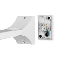 Smartwares LED Fluter Strahler Weiß IP44 12W 800lm Neutralweiß 4000K 100° Ausleger Wandhalter