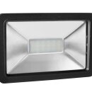 Smartwares LED Fluter Strahler Schwarz IP65 20W 1300lm Neutralweiß 4000K 100°