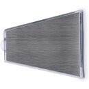 Smartwares LED Solar Wandleuchte Silber IP43 4 x 0,5W 75lm warmweiß 3000K Bewegungsmelder