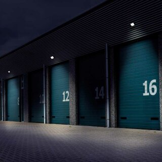 Smartwares LED Fluter Außenstrahler Silber IP65 30W 2500lm Neutralweiß 4000K 