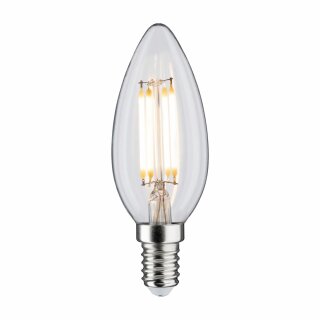 Paulmann LED Filament Leuchtmittel Kerze 4,5W = 40W E14 klar warmweiß 2700K