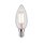 Paulmann LED Filament Leuchtmittel Kerze 4,5W = 40W E14 klar warmweiß 2700K
