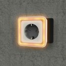 LED Nachtlicht Steckdose Dämmerungssensor 0,5W 5lm extra warmweiß Amber 1500K Bulk-Ware